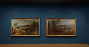 Rubens great landscapes hung side by side